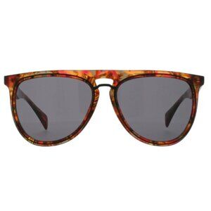 Yohji Yamamoto 5024-064 Red / Grey Lens Sunglasses